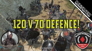 120 v 70 Defence  Mount and Blade 2 Bannerlord Persistent Empires ft Host KoH KoL VD amp BRE [upl. by Cesaro]