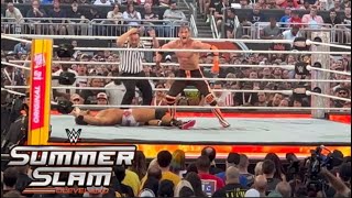 Logan Paul vs LA Knight Full Match  WWE Summerslam 832024 [upl. by Einomrah]