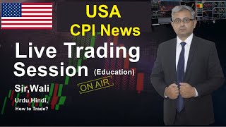 CPI News Trading Session 1007  XAU USD Analysis Learning with Practical  Gold down [upl. by Jago]