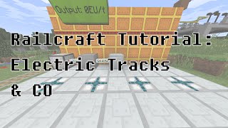 Railcraft Tutorial Electric Tracks amp CO [upl. by Sirad]