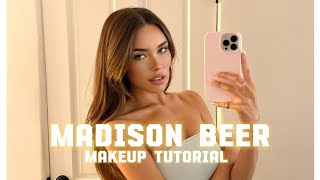 madison beer makeup tutorial [upl. by Yrrok450]