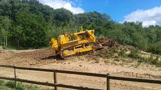 caterpillar dozer cat link club muck shifting weekend sibbertoft 2024 [upl. by Avehs]