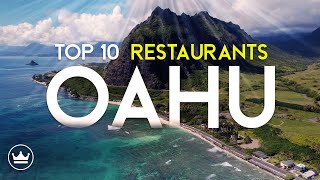 The Top 10 BEST Restaurants in Oahu Hawaii 2024 [upl. by Xeno]