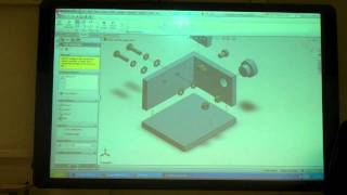 Solidworks Exploded route lines [upl. by Noteloc]