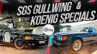 Gullwing  Styling Garage Specials 500sec C126 SunKing Koenig Specials 500sl R107 [upl. by Ardnaeel909]