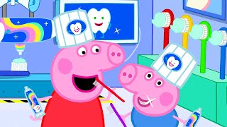 Cepillarse los dientes con Peppa  Los cuentos de Peppa la Cerdita [upl. by Corney203]