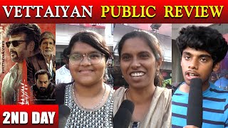 Vettaiyan 2nd Day Public Review  Vettaiyan Movie Public Review  Rajinikanth  Amitabh Bachchan [upl. by Nylyahs891]