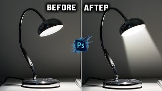 How to Create Lamp Light Effect Using Photoshop [upl. by Gylys69]