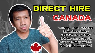 DIRECT HIRE pa CANADA [upl. by Novart]