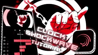 Clock amp Shockwave Effect  「ALIGHT MOTION TUTORIAL」 [upl. by Aelanej]