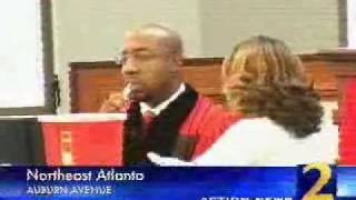 WSBTV  Rev Raphael Warnock of Ebenezer Baptist Church Takes HIV Test to Raise Awareness [upl. by Euqirdor]