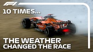 10 Times Weather Changed The Outcome Of The Race [upl. by Savage]