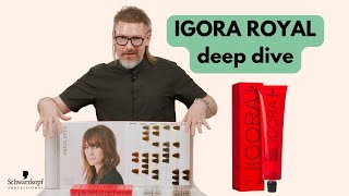 IGORA ROYAL MASTERCLASS ❣️ Product Knowledge  Schwarzkopf Professional USA [upl. by Anod769]