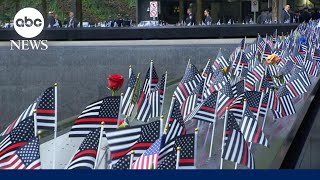 Remembering lives lost in 911 attacks 22 years later  ABCNL [upl. by Dorahs]