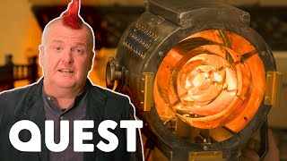 Turning £300 Stage Lights Into £3000 Steampunk Lamps  Salvage Hunters The Restorers [upl. by Aeresed732]