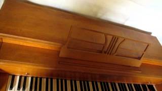 Piano Lester spinet with matching storage bench San Antonio Piano for sale [upl. by Ahsinal29]