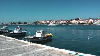 60 seconds Samos  Motor yacht coming into the port of Pythagorion [upl. by Oglesby]