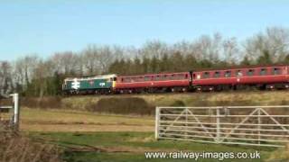 47580 near Dereham Mid Norfolk Railway Diesel Gala 2011 [upl. by Macknair]