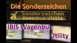 AEG Frontzielanzeige  Die Sonderzeichen IBIS WagenbusUtility Version FullHD [upl. by Gib]