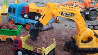 Excavator bus tractor Dumper truck Crane Truck kids lover Gadi Video  Sep 19 2024623 AM [upl. by Llerrot]