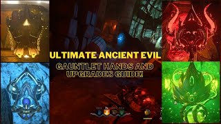 ANCIENT EVIL ALL GAUNTLETS UPGRADE GUIDE  ULTIMATE BLACK OPS 4 ZOMBIES GAUNTLET UPGRADE GUIDE [upl. by Oswin350]