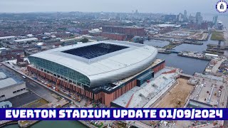 Everton Stadium Update 01092024 [upl. by Lontson]