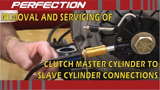 Removal and Servicing of Clutch Master Cylinder to Slave Cylinder Connections [upl. by Charles]