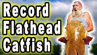 New Record Flathead Catfish [upl. by Nahtanhoj290]