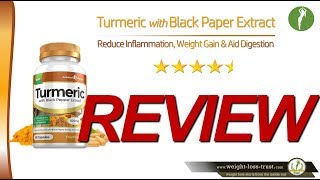 Turmeric 95 Curcumin amp Black Pepper Extract 500mg REVIEW [upl. by Delmore]