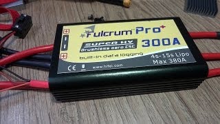 Comparison of quotJeti Spin Pro 300 Opto ESCquot and quot Fulcrum Plus 300A ESCquot test [upl. by Inalaeham]