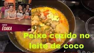 Peixe cozido no leite de coco [upl. by Hartfield]