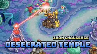 Kingdom Rush 5 Alliance  Desecrated Temple  Iron Challenge  Veteran  WalkthroughiOSiPhone [upl. by Aicina961]