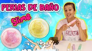 SLIME con PERLAS de BAÑO  Bath Pearls Slime  Experimentos caseros con slime [upl. by Mintz]