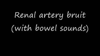 Renal artery bruit YouTube [upl. by Linell]