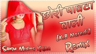 छोरी पावटा वाली  CHHORI PAOTA WALI  Dj Remix Hard Bass Ft Sanju Mixing Kalba  SINGER KB NAREDI [upl. by Azzil]