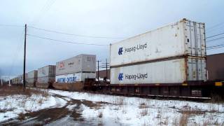 VIA amp CN 120 In Moncton 2 of 4 [upl. by Cathey999]