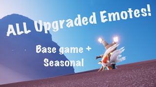 Sky Children of the Light ALL upgraded emotes [upl. by Nnaeiluj789]