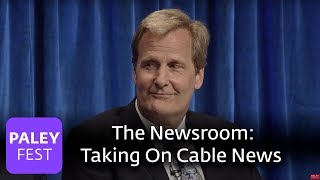 The Newsroom  Aaron Sorkin and Jeff Daniels Talk About Taking On Cable News [upl. by Idette]