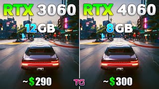 RTX 4060 vs RTX 3060  Test in 10 Games [upl. by Gregg]