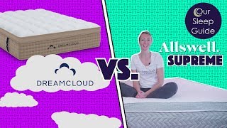 Allswell Supreme vs DreamCloud Hybrid Mattress Comparison amp Review  Who Wins Find Out [upl. by Ummersen]