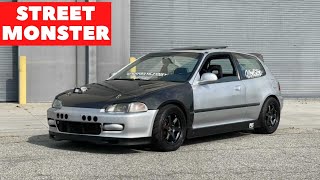 1993 Honda Civic SI SUPERCHARGED EG Street Monster [upl. by Fellner]