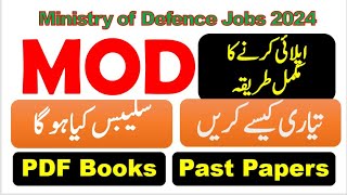 Ministry of Defence syllabus  MOD Jobs 2024  MOD Past Papers [upl. by Anis]