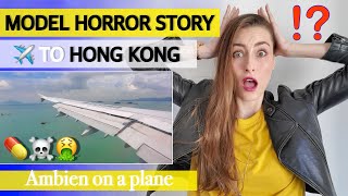 HORROR MODELING STORY  Ambien  Stilnox on a plane to Hong Kong   Part 2 [upl. by Akvir]