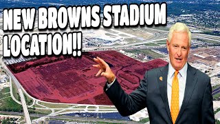 CLEVELAND BROWNS POSSIBLE NEW STADIUM LOCATION NEWS [upl. by Nonah8]