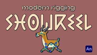 Showreel  Modern Rigging  Adobe Animate  2D Animation [upl. by Barstow913]