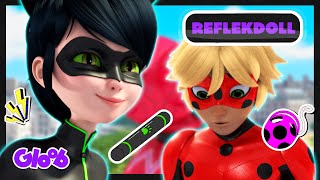 MISTER BUG E LADYNOIR DERROTAM A REFLEKDOLL REFLEKDOLL  MIRACULOUS LADYBUG 3ª TEMP  Mundo Gloob [upl. by Mendelson736]