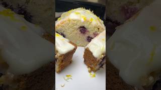 Lemon Blueberry Loaf shorts shortsvideo viralshorts youtubeshorts subscribe contentcreator [upl. by Kristyn604]