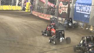 Chili Bowl 2015 Tuesday Crashes and Flips [upl. by Gennaro]