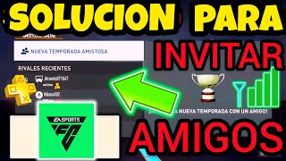 Como INVITAR AMIGOS para JUGAR ONLINE en EA SPORTS FC 24 ✅ [upl. by Aland228]