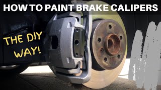 How To Paint Brake Calipers Easy and Fast [upl. by Rolecnahc]